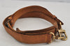 Authentic Louis Vuitton Leather Shoulder Strap Beige 41.3-48.2" LV 7619J