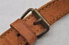 Authentic Louis Vuitton Leather Shoulder Strap Beige 41.3-48.2" LV 7619J