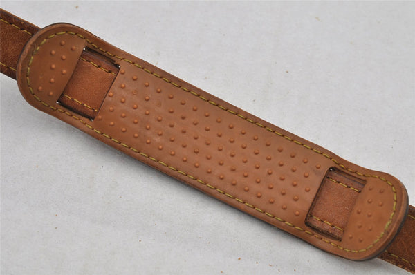 Authentic Louis Vuitton Leather Shoulder Strap Beige 41.3-48.2" LV 7619J