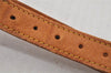Authentic Louis Vuitton Leather Shoulder Strap Beige 41.3-48.2" LV 7619J