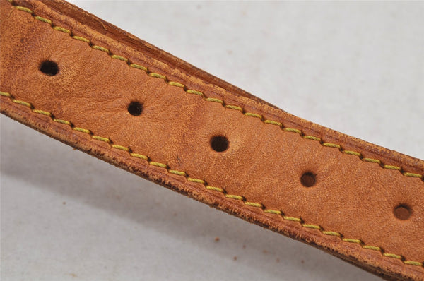 Authentic Louis Vuitton Leather Shoulder Strap Beige 41.3-48.2" LV 7619J