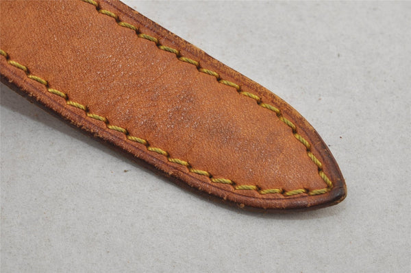 Authentic Louis Vuitton Leather Shoulder Strap Beige 41.3-48.2" LV 7619J