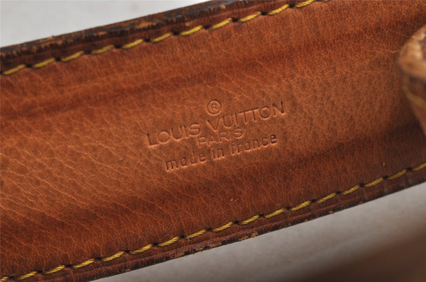 Authentic Louis Vuitton Leather Shoulder Strap Beige 41.3-48.2" LV 7619J