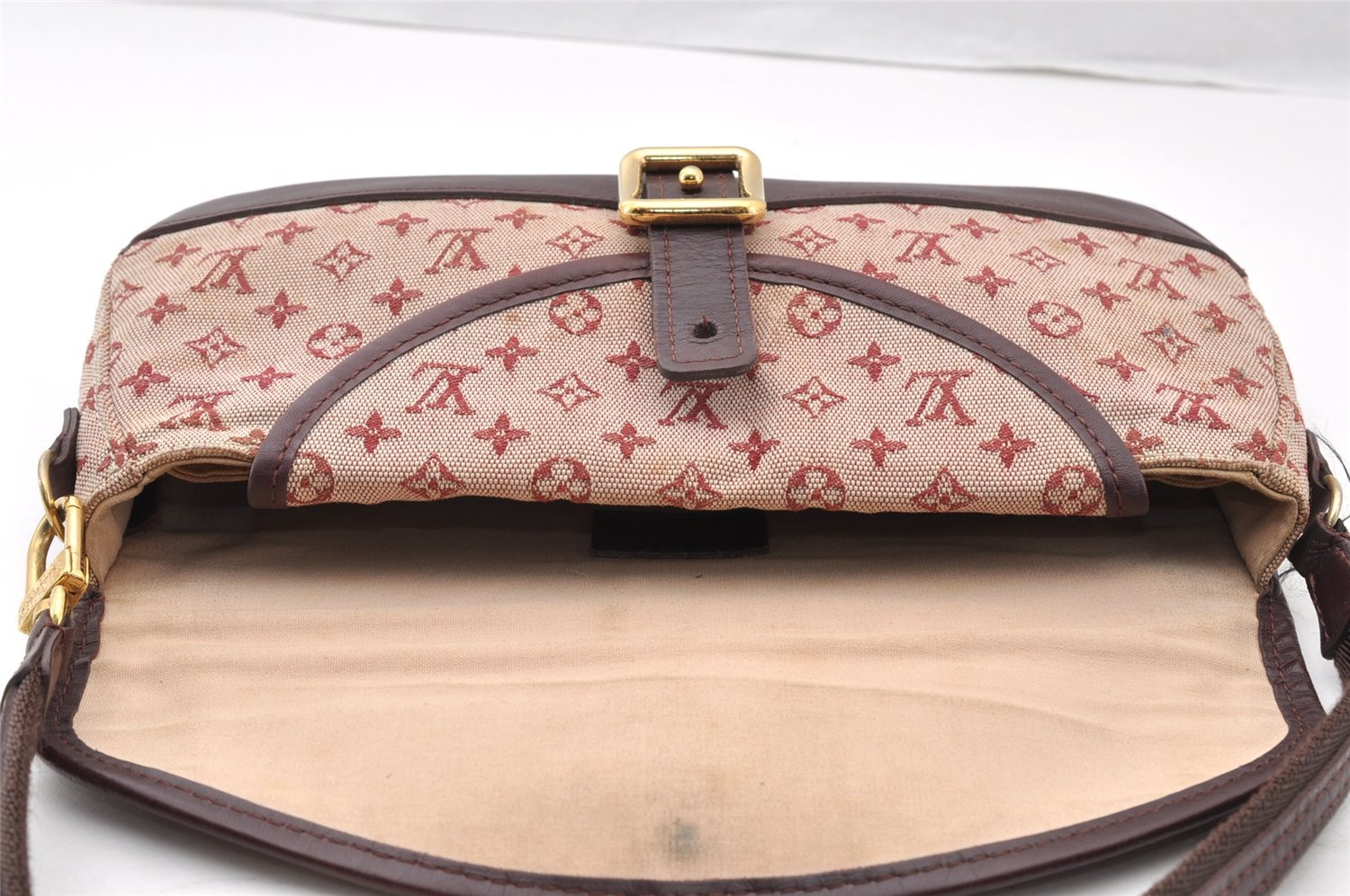 Authentic Louis Vuitton Monogram Mini Marjolie Shoulder Bag Pink M92691 LV 7620I