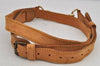 Authentic Louis Vuitton Leather Shoulder Strap Beige 42.3-49" LV 7620J