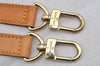 Authentic Louis Vuitton Leather Shoulder Strap Beige 42.3-49" LV 7620J