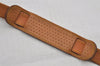 Authentic Louis Vuitton Leather Shoulder Strap Beige 42.3-49" LV 7620J