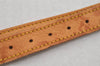 Authentic Louis Vuitton Leather Shoulder Strap Beige 42.3-49" LV 7620J