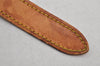 Authentic Louis Vuitton Leather Shoulder Strap Beige 42.3-49" LV 7620J