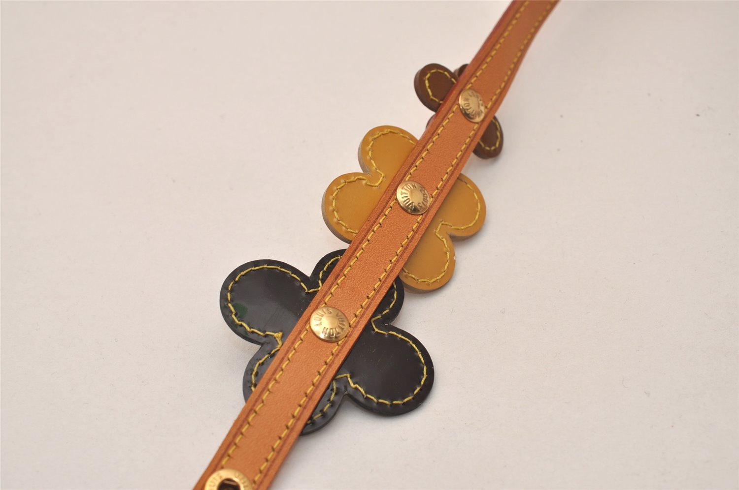 Authentic Louis Vuitton Vernis Ceinture Fleur Belt 92cm 36.2