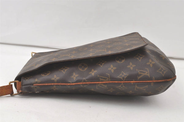 Authentic Louis Vuitton Monogram Musette Shoulder Cross Bag M51256 LV Junk 7621K