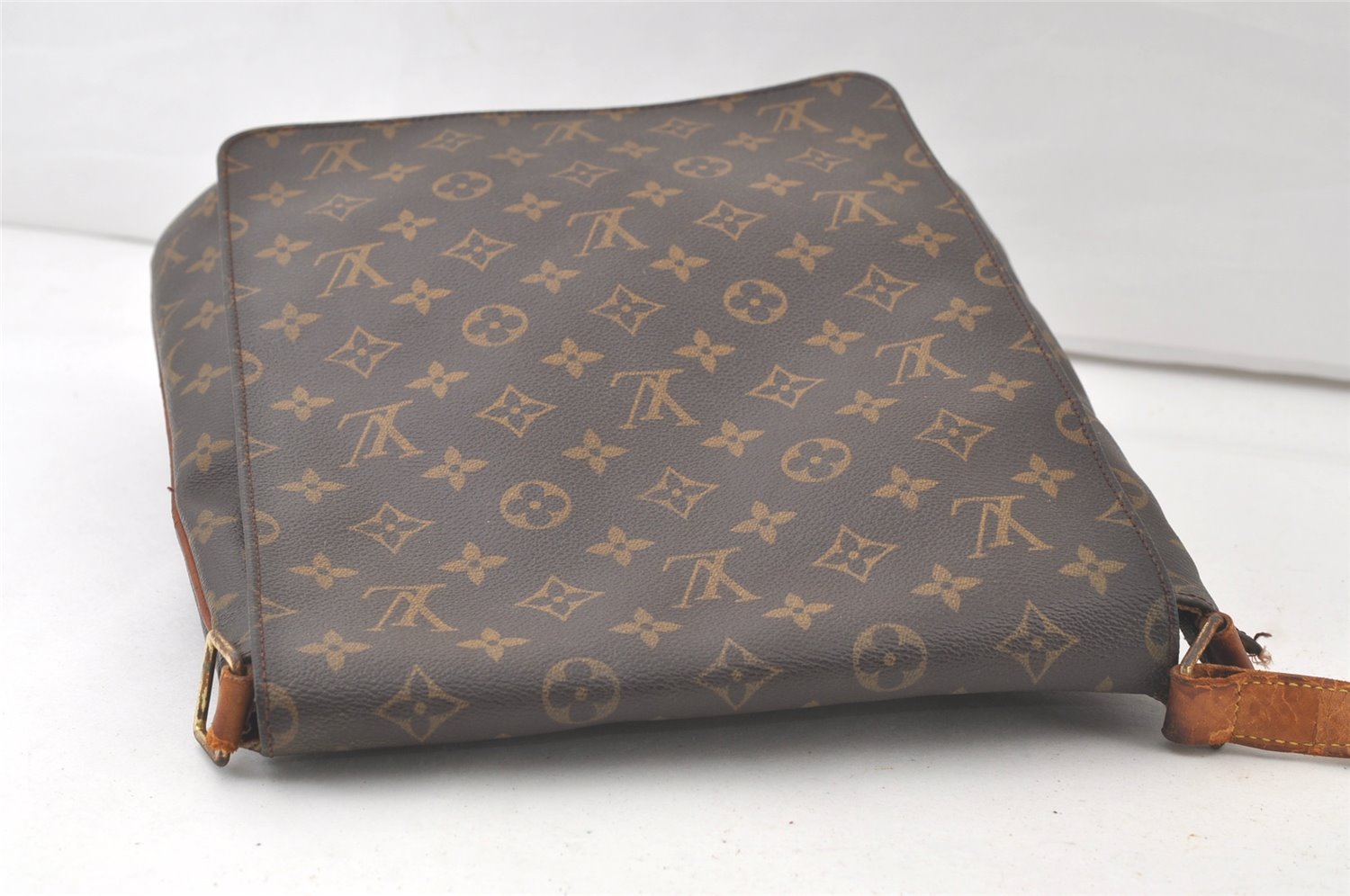 Authentic Louis Vuitton Monogram Musette Shoulder Cross Bag M51256 LV Junk 7621K