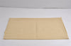 Authentic Louis Vuitton Dust Bag 10 Set Cotton Beige 21.7x13.8x0.2 LV 7623J