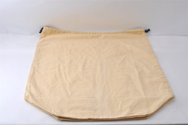Authentic Louis Vuitton Dust Bag 10 Set Cotton Beige 13x32.7x13 LV 7624J