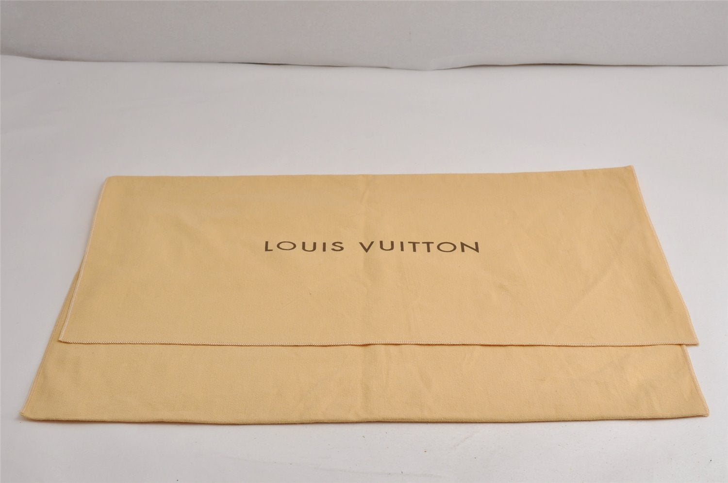 Authentic Louis Vuitton Dust Bag 10 Set Cotton Beige 13x32.7x13 LV 7624J