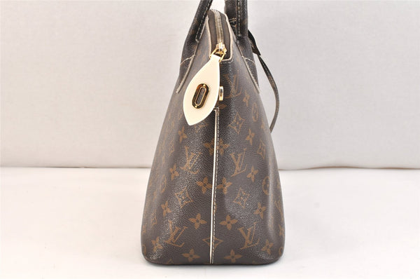 Authentic Louis Vuitton Shiny Monogram Lockit Hand Tote Bag M40597 LV Junk 7624K