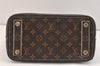 Authentic Louis Vuitton Shiny Monogram Lockit Hand Tote Bag M40597 LV Junk 7624K