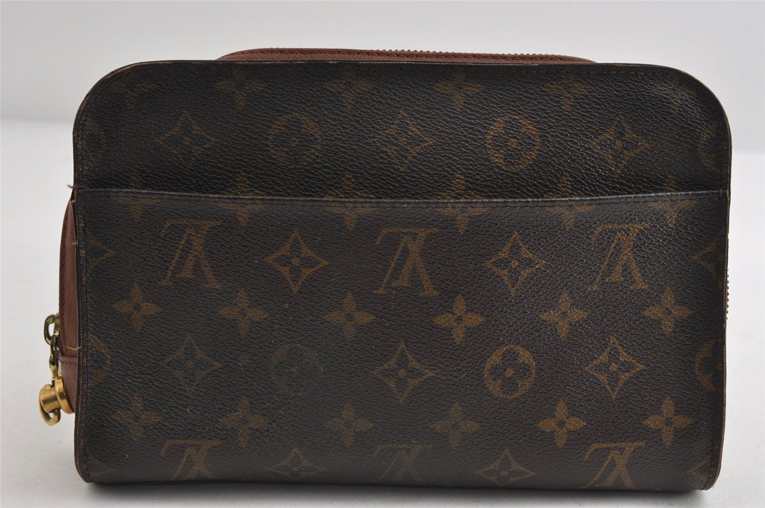 Authentic Louis Vuitton Monogram Orsay Clutch Hand Bag Purse M51790 LV 7625I