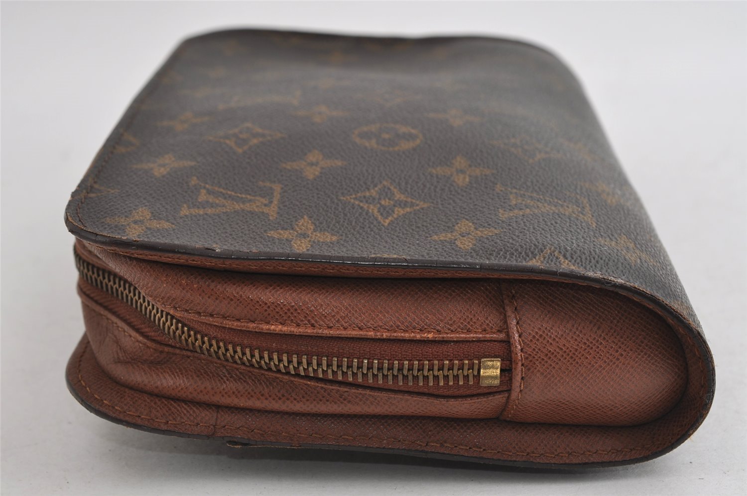 Authentic Louis Vuitton Monogram Orsay Clutch Hand Bag Purse M51790 LV 7625I