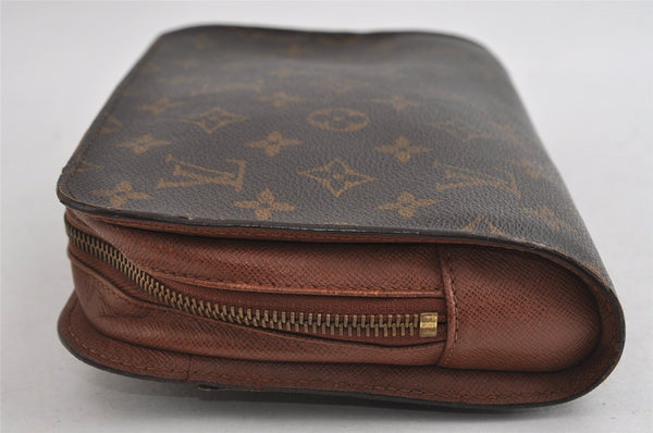 Authentic Louis Vuitton Monogram Orsay Clutch Hand Bag Purse M51790 LV 7625I