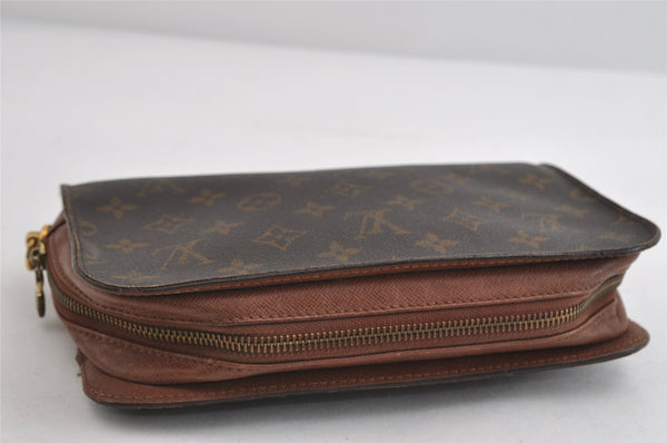 Authentic Louis Vuitton Monogram Orsay Clutch Hand Bag Purse M51790 LV 7625I