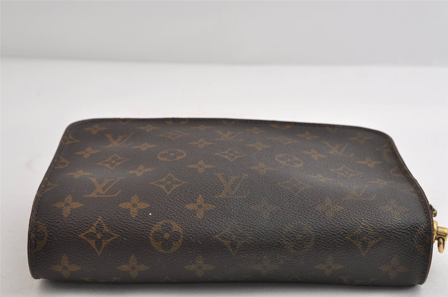 Authentic Louis Vuitton Monogram Orsay Clutch Hand Bag Purse M51790 LV 7625I