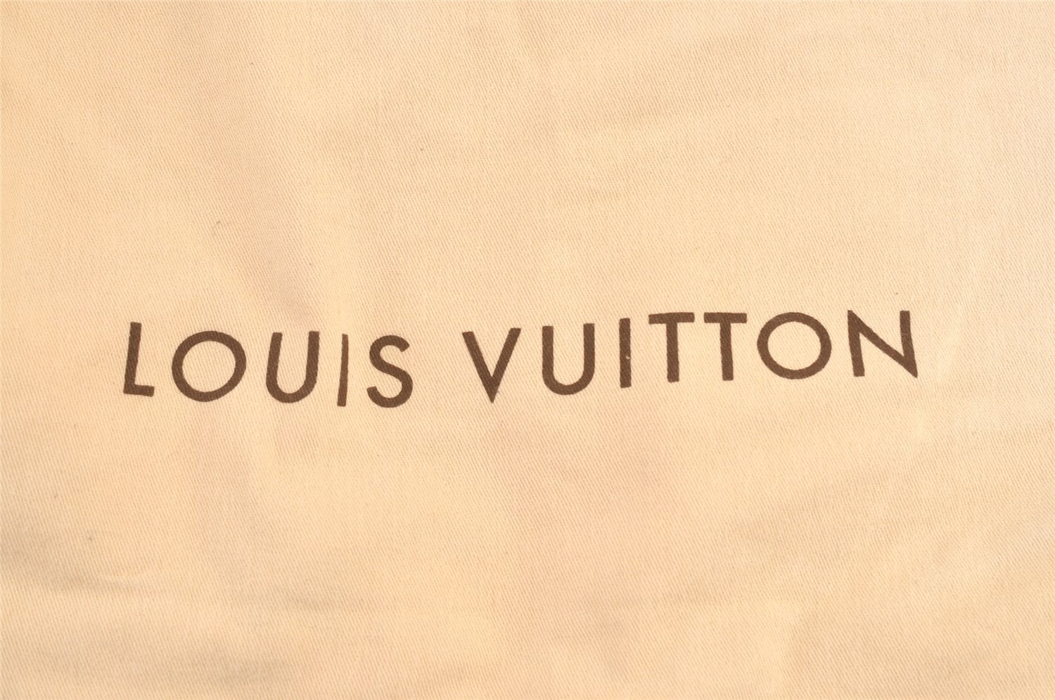 Authentic Louis Vuitton Dust Bag 10 Set Cotton Beige 11x20.1x6.7 LV 7625J