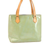 Authentic Louis Vuitton Vernis Houston Shoulder Hand Bag Green LV Junk 7625K