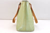 Authentic Louis Vuitton Vernis Houston Shoulder Hand Bag Green LV Junk 7625K