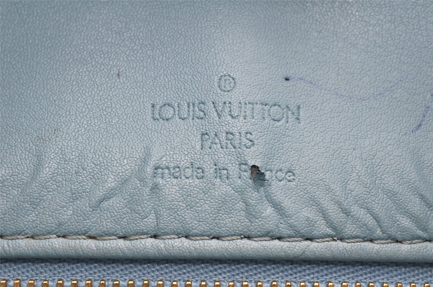 Authentic Louis Vuitton Vernis Houston Shoulder Hand Bag Green LV Junk 7625K