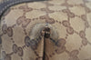 Authentic GUCCI GG Crystal Shoulder Tote Bag PVC Leather 265695 Brown 7626G