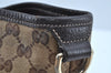 Authentic GUCCI GG Crystal Shoulder Tote Bag PVC Leather 265695 Brown 7626G