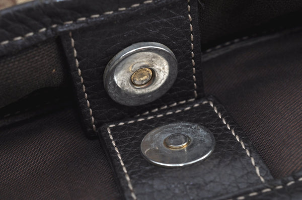 Authentic GUCCI GG Crystal Shoulder Tote Bag PVC Leather 265695 Brown 7626G