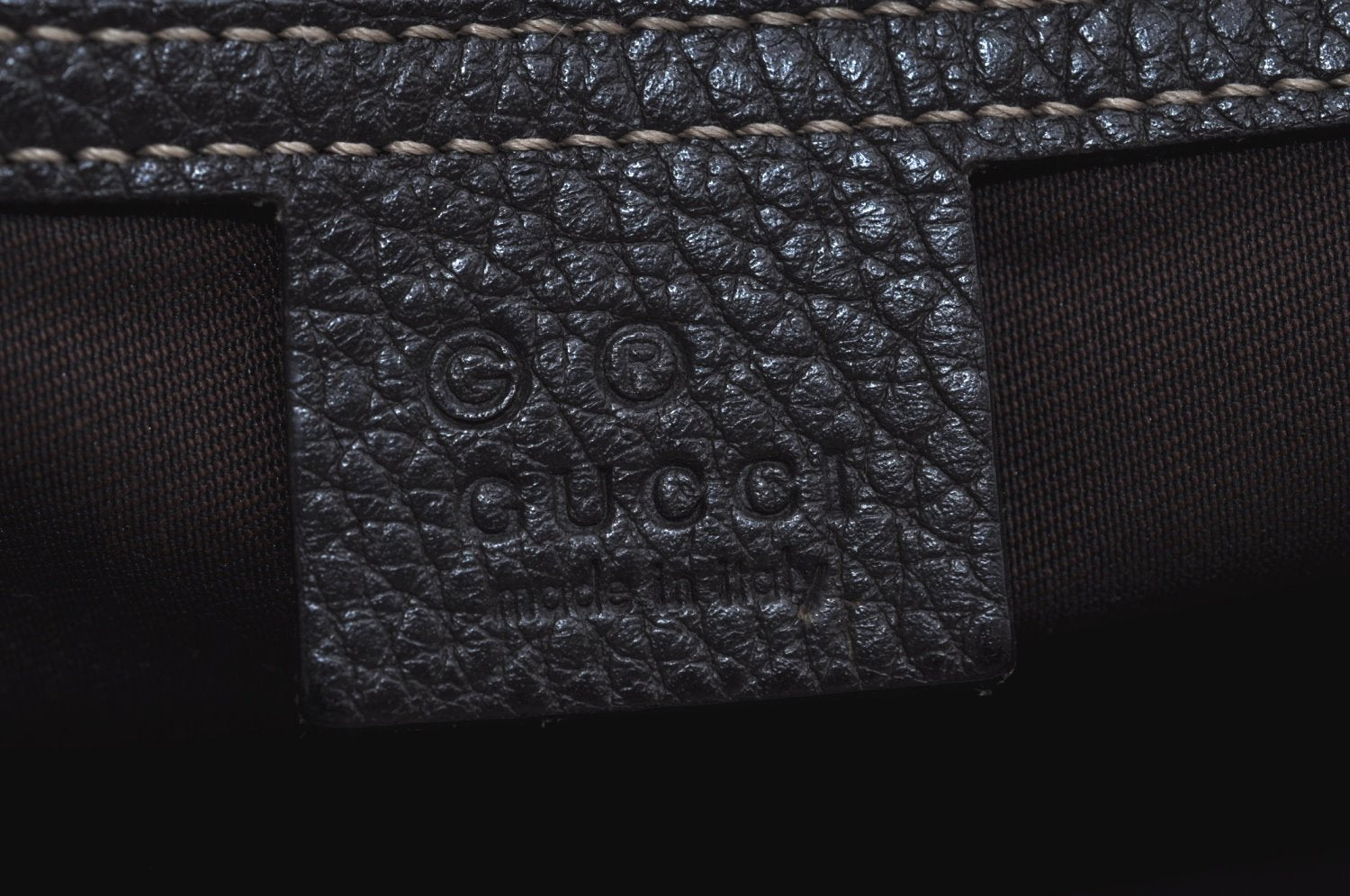 Authentic GUCCI GG Crystal Shoulder Tote Bag PVC Leather 265695 Brown 7626G