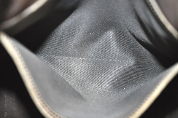 Authentic GUCCI GG Crystal Shoulder Tote Bag PVC Leather 265695 Brown 7626G