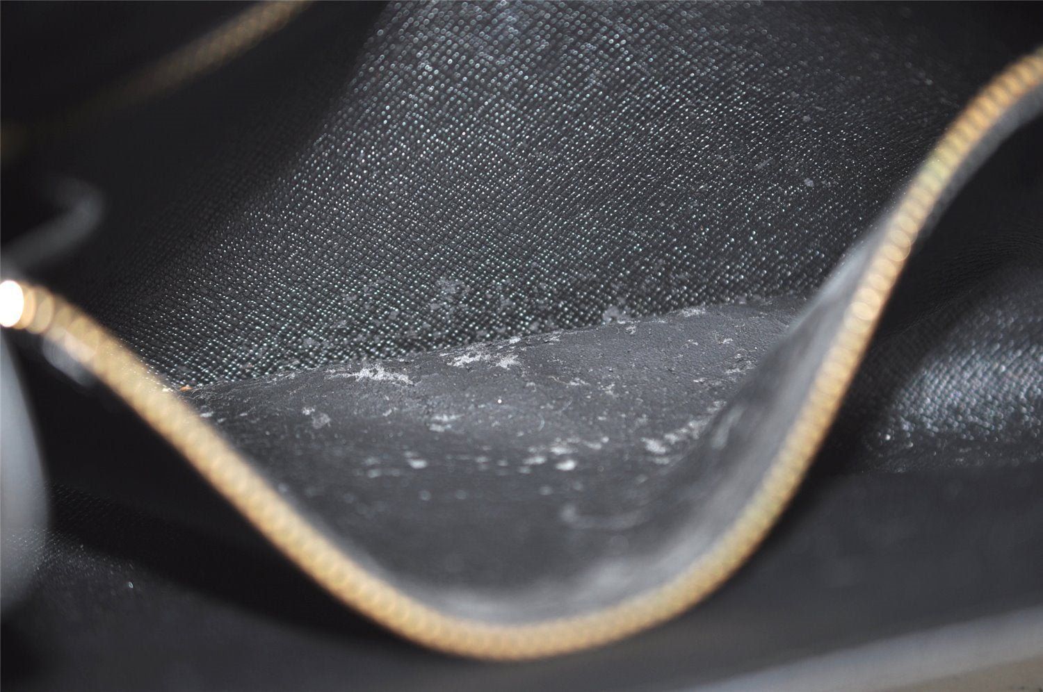 Authentic Louis Vuitton Epi Arts Deco Clutch Hand Bag Black M52632 LV 7626I