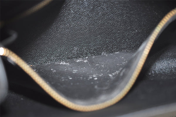 Authentic Louis Vuitton Epi Arts Deco Clutch Hand Bag Black M52632 LV 7626I