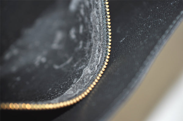 Authentic Louis Vuitton Epi Arts Deco Clutch Hand Bag Black M52632 LV 7626I