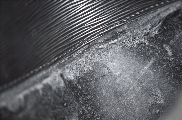 Authentic Louis Vuitton Epi Arts Deco Clutch Hand Bag Black M52632 LV 7626I