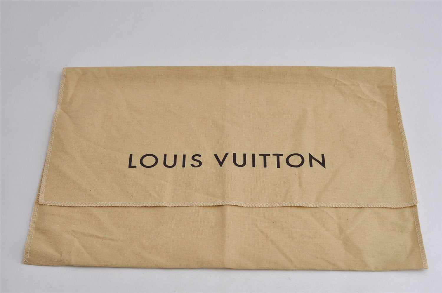 Authentic Louis Vuitton Dust Bag 10 Set Cotton Beige 15.2x10.6x0.2 LV 7626J