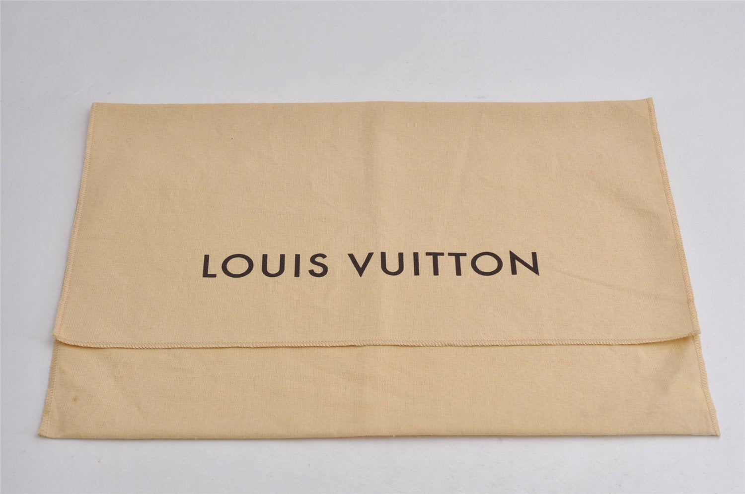 Authentic Louis Vuitton Dust Bag 10 Set Cotton Beige 15.2x10.6x0.2 LV 7626J