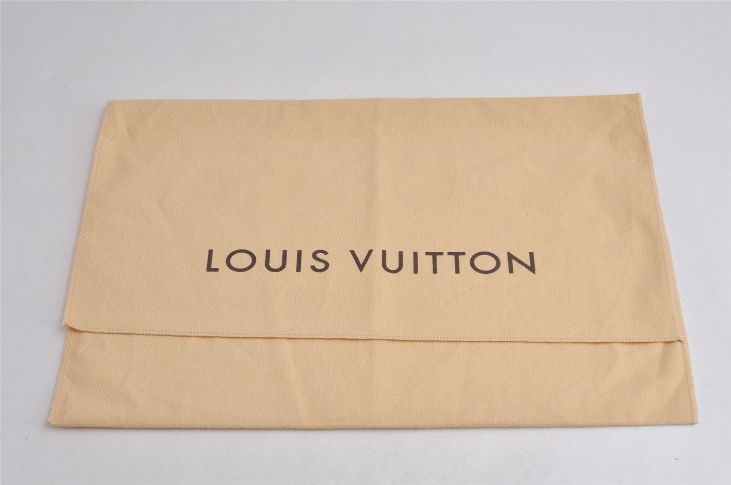 Authentic Louis Vuitton Dust Bag 10 Set Cotton Beige 15.2x10.6x0.2 LV 7626J