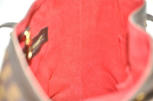 Authentic Louis Vuitton Damier Hampstead MM Shoulder Tote Bag N51204 LV 7627I