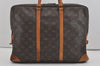 Authentic Louis Vuitton Monogram Porte Documents Voyage M53361 Briefcase 7628I