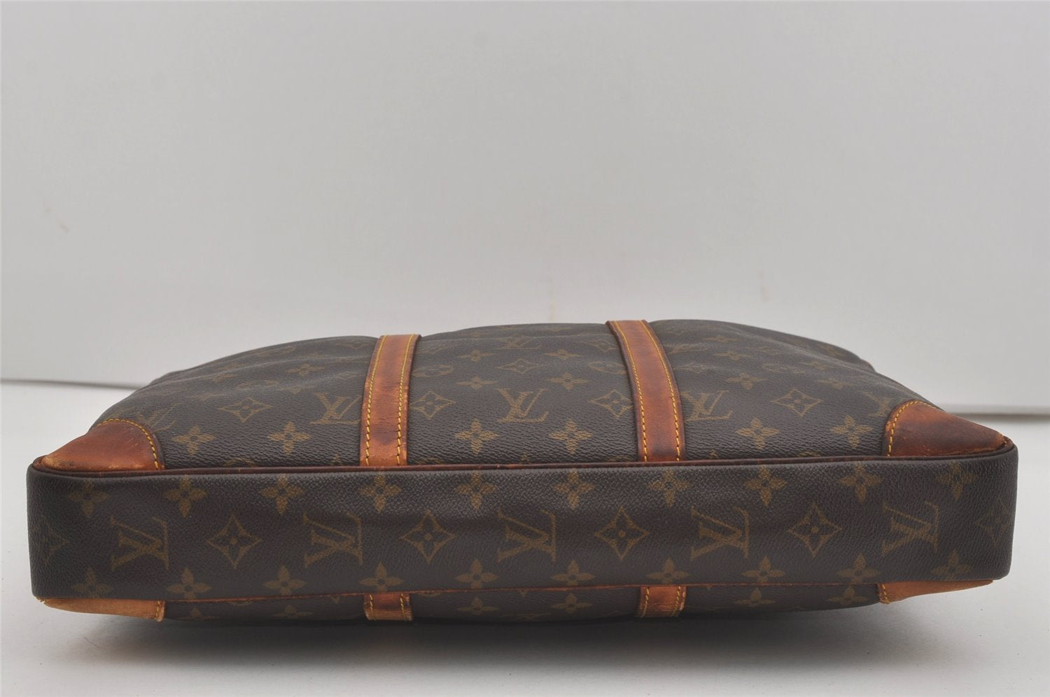 Authentic Louis Vuitton Monogram Porte Documents Voyage M53361 Briefcase 7628I