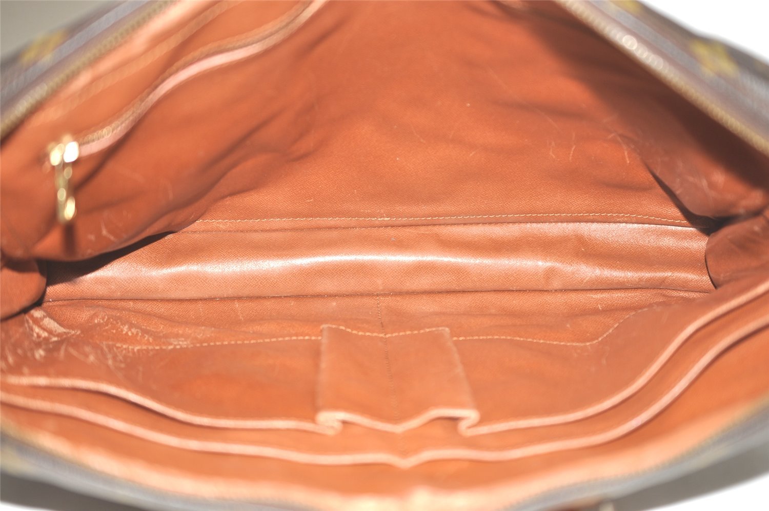 Authentic Louis Vuitton Monogram Porte Documents Voyage M53361 Briefcase 7628I