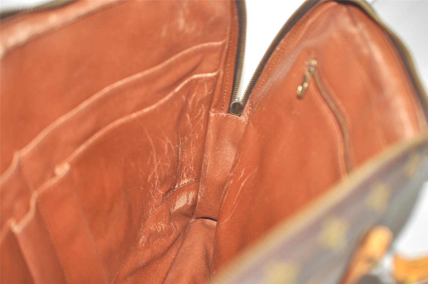 Authentic Louis Vuitton Monogram Porte Documents Voyage M53361 Briefcase 7628I