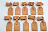 Authentic Louis Vuitton Name tag Handle Holder Beige 10Set LV 7628J