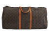 Authentic Louis Vuitton Monogram Keepall 55 Travel Boston Bag M41424 7629I