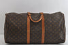 Authentic Louis Vuitton Monogram Keepall 55 Travel Boston Bag M41424 7629I